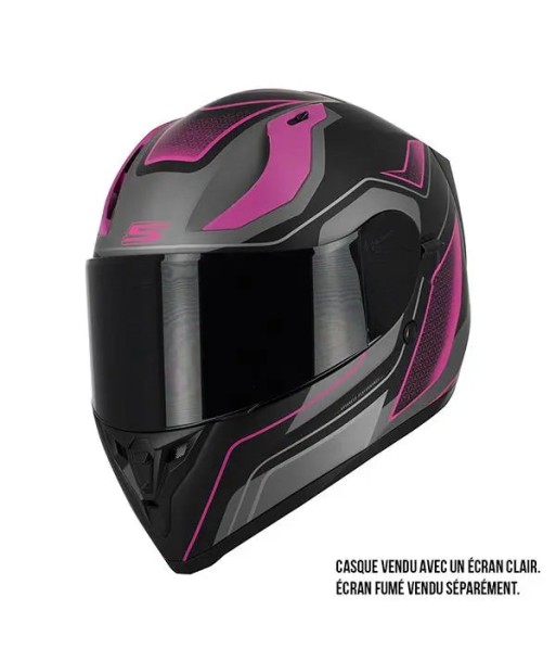 Motorradhelm Rosa Frau- S441 VENGE +PINLOCK en stock