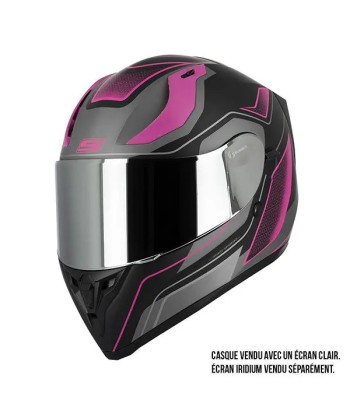 Motorradhelm Rosa Frau- S441 VENGE +PINLOCK en stock