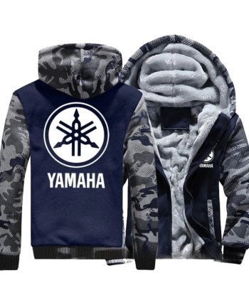 Fleecejacke im Yamaha-Stil – Camouflage ouvre sa boutique