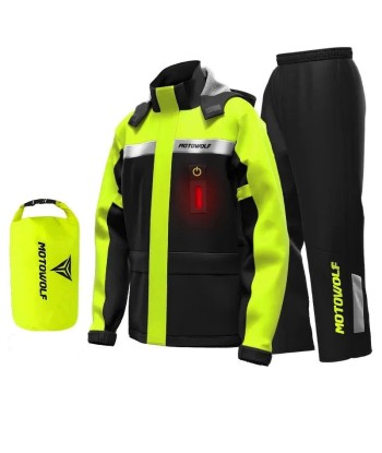 Motorrad-Regen-Outfit| GS2 Gelb Pour