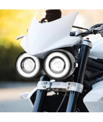 Doppelter optischer Motorrad-LED-Scheinwerfer Venez découvrir notre 