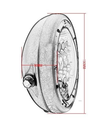 Motorrad-LED-Scheinwerfer de technologie