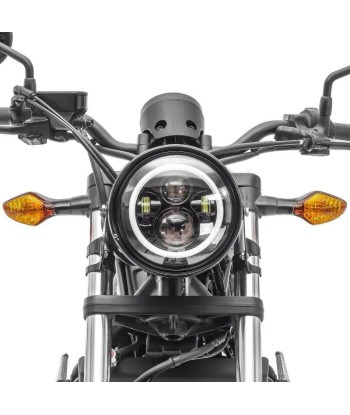 Gehäuse für Universal 7" LED-Motorradscheinwerfer + 35-43 mm Gabelstützen pour bénéficier 