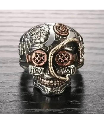 Biker-Ring - Steampunk (Silber) outlet