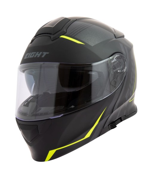 Modularer Roller-Motorradhelm – Schwarz und Gelb 50% de réduction en Octobre 2024