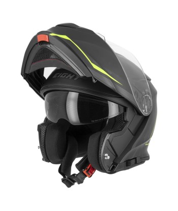 Modularer Roller-Motorradhelm – Schwarz und Gelb 50% de réduction en Octobre 2024