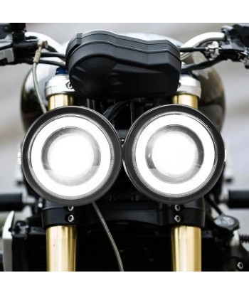 Doppelter optischer Motorrad-LED-Scheinwerfer le concept de la Pate a emporter 