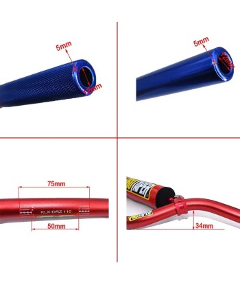 Pro Taper Lenker – 22 mm Rot le des métaux précieux