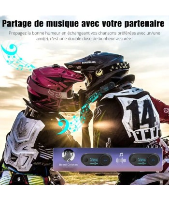 Motorrad-Musik-Gegensprechanlage paiement sécurisé