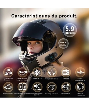 Motorrad-Musik-Gegensprechanlage paiement sécurisé