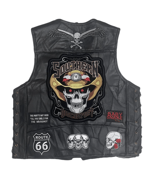 Harley-Biker-Lederweste – Southern Reaper Venez acheter