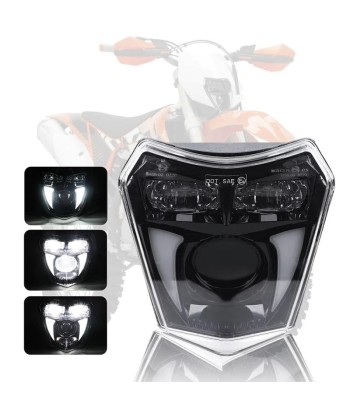 ECE-LED-Scheinwerfer für KTM 690 SMC / R XDure SW3 – mechanischer LED-Ersatz für Motorräder Livraison rapide