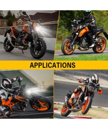 LED-Motorradscheinwerfer KTM Duke 690 | 2012-2019 | Gegenstück Toutes les collections ici