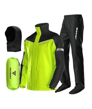 Hochsichtbares Motorrad-Regenmantel-Set | StormShield™ la livraison gratuite