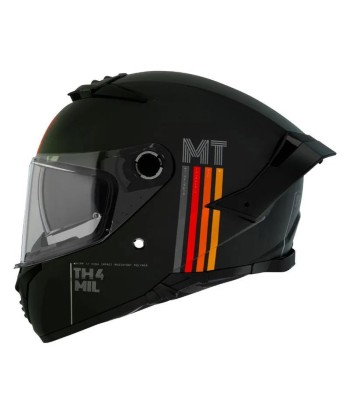 Mattschwarzer Motorrad-Integralhelm outlet