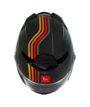 Mattschwarzer Motorrad-Integralhelm outlet