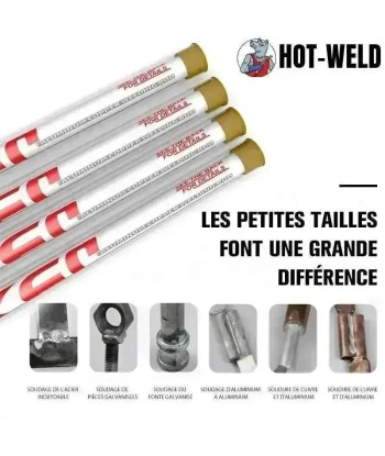 HOT-WELD - Baguette de soudure Aluminium Les magasins à Paris