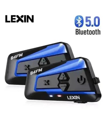 Intercom casque moto bluetooth LEXIN - 10 pilotes Fin de série