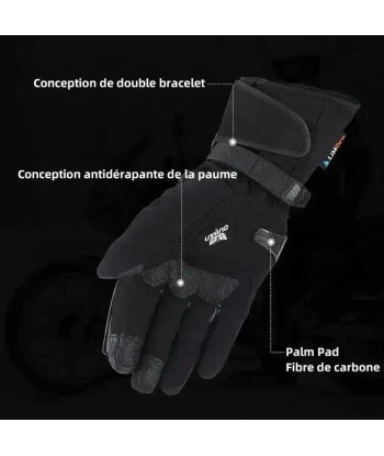 Gants de moto chauffant électriques imperméables Faites des économies