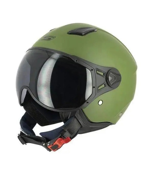 Jet-Motorradhelm S779 LEOV - Mattes Armeegrün le concept de la Pate a emporter 