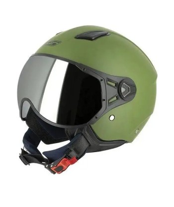 Jet-Motorradhelm S779 LEOV - Mattes Armeegrün le concept de la Pate a emporter 