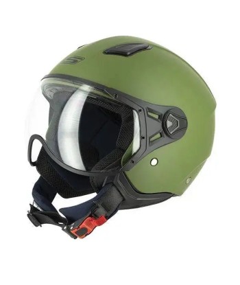 Jet-Motorradhelm S779 LEOV - Mattes Armeegrün le concept de la Pate a emporter 