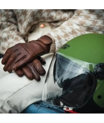 Gants de moto cuir vintage - Homologués CE Les êtres humains sont 