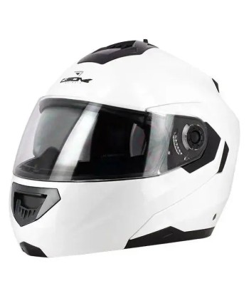 Casque moto modulable - Blanc S520 les muscles