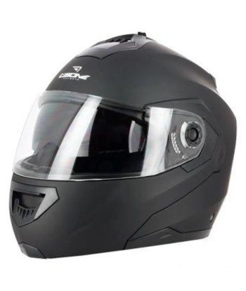 Modularer Motorradhelm - Mattschwarz ou a consommer sur place