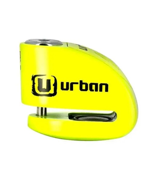 Bloque Disque Moto avec Alarme - Urban 6 mm Jaune Fluo Profitez des Offres !