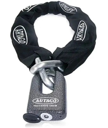 Antivol moto chaine +  Cadenas Artago - SRA | Lg : 150cm du meilleur 