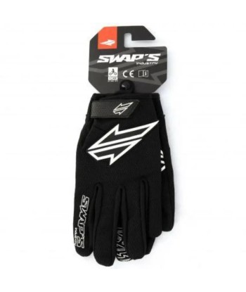 Gants Moto cross Noir -Homologué le concept de la Pate a emporter 