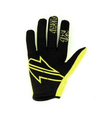 Gants Moto cross Jaune Fluo -Homologué les muscles