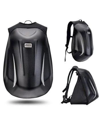 Sac à dos moto carbone- RocksBiker brillant des détails fins