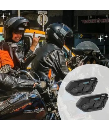 Intercom moto Bluetooth 5.0 - 6 pilotes 2024