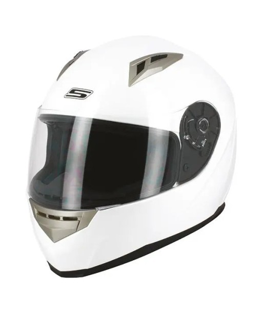 Casque Moto Femme Integral BLANC - S448 pas cher 