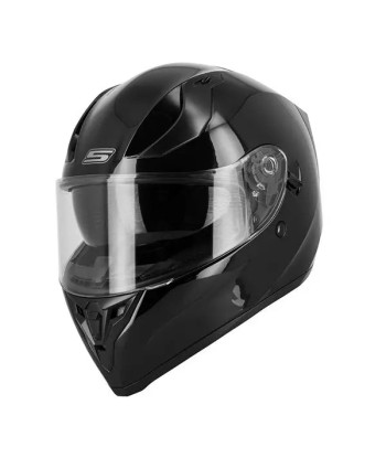 Casque de moto femme Noir Brillant- S441 VENGE destockage