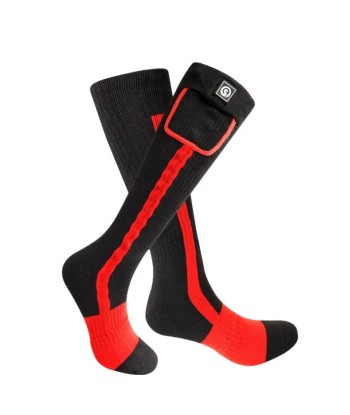 Chaussettes chauffantes moto - Rouge prix