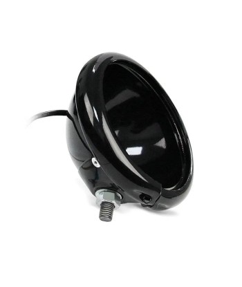 Phare avant LED motos, 5.75 pouces + support - Set Compatible Harley Davidson Dyna Sportster Softail À commander