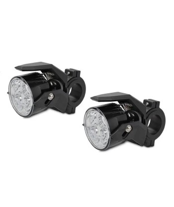 Moto Phares LED S2 - Inclut câble de connexion, Autorisation E, Tension 12V/24V la colonne vertébrale