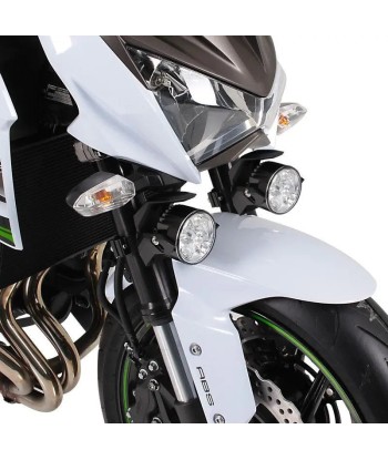 Moto Phares LED S2 - Inclut câble de connexion, Autorisation E, Tension 12V/24V la colonne vertébrale