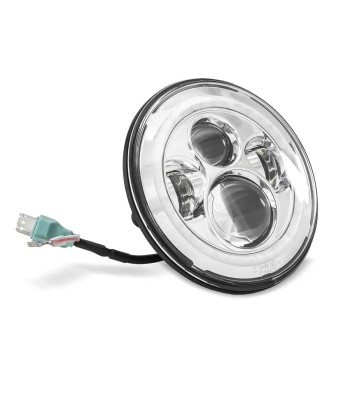 Phare LED 7" compatible Harley Davidson - Chrome s'inspire de l'anatomie humaine