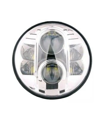 Phare LED 7" compatible avec Harley  Sportster Seventy-Two - chrome basket pas cher