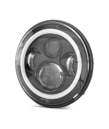 Phare LED noir 7" FS7 pour Harley Davidson Street Glide des créatures d'habitude