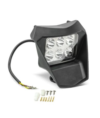 Phare LED moto pour KTM EXC / EXC-F / Freeride / Enduro / SMC 14-22 BK2 Amélioration de cerveau avec