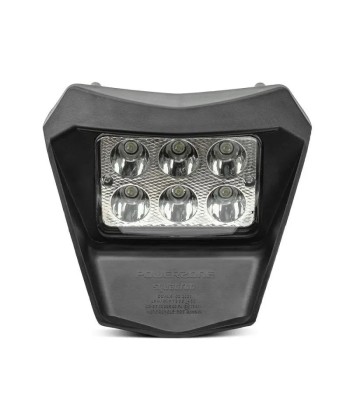 Projecteur LED moto + plaque pour Enduro XDure BK2 carenage Universel wit l'évolution des habitudes 