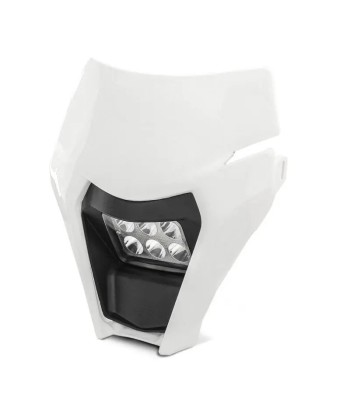 Projecteur LED moto + plaque pour Enduro XDure BK2 carenage Universel wit l'évolution des habitudes 