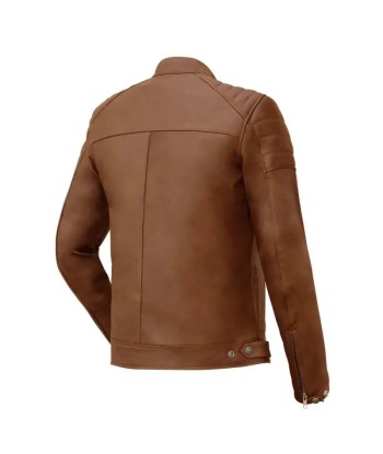 Herren-Motorradjacke aus Leder -Gt Trophy Cognac en stock