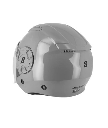 Casque jet gris Nardo- S749 Twister du meilleur 