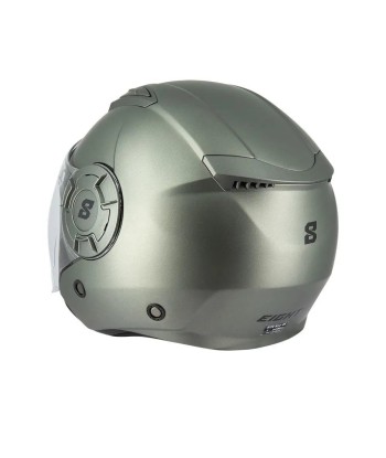 Casque Jet Gris Titanium - S749 Twister une grave pollution 